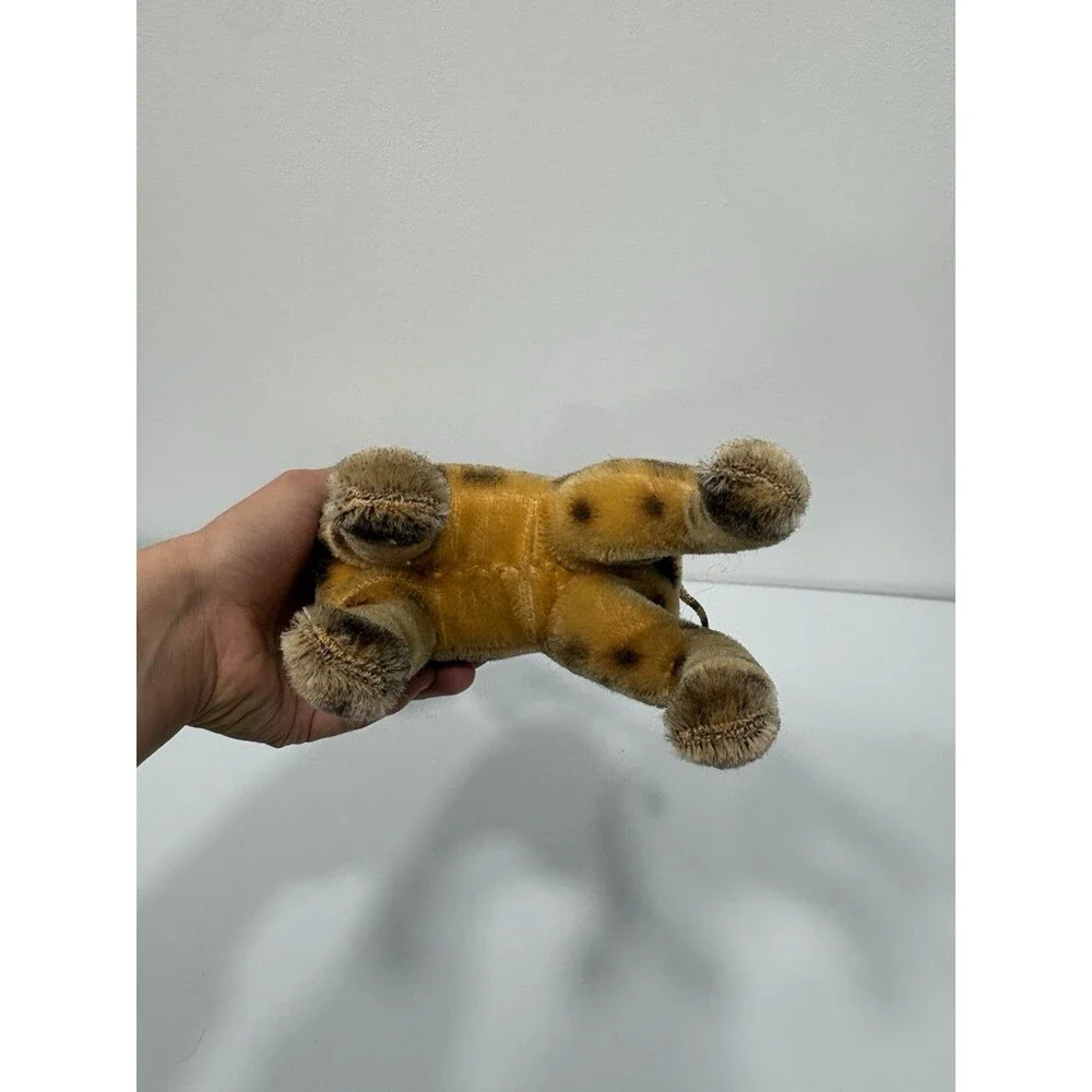 Hermann Giraffe Mohair Plush 1960s Plastic Horns Glass Eyes no ID Vtg